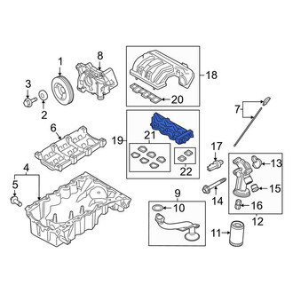 Lincoln OE - Lower Engine Intake Manifold