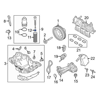 Lincoln OE - Engine Oil Filter Element O-Ring