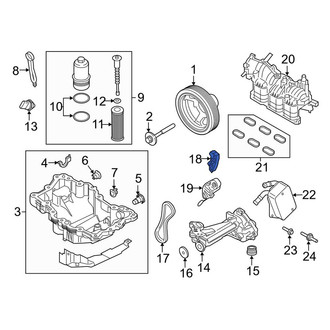 Lincoln OE - Left Engine Timing Chain Guide