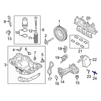 Lincoln OE - Engine Air Intake Hose Nut