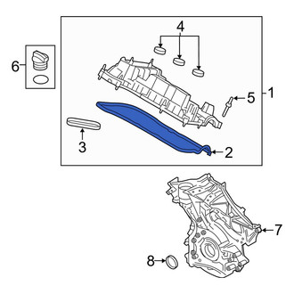 Lincoln OE - Left Outer Engine Valve Cover Gasket