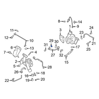 Lincoln OE - Turbocharger Oil Line Gasket