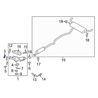 Lincoln OE - Catalytic Converter Clamp