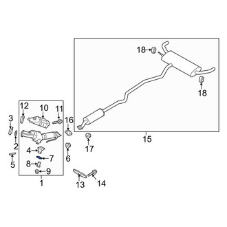 Lincoln OE - Catalytic Converter Bracket