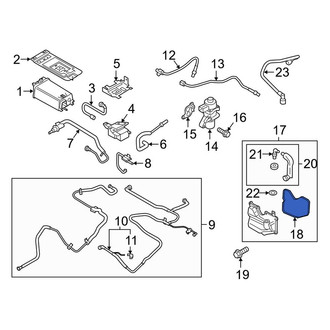 Lincoln OE - Vapor Canister Purge Valve Assembly Gasket