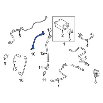 Lincoln OE - PCV Valve Hose