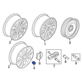 Lincoln OE - Wheel Lug Nut