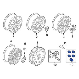 Lincoln OE - Wheel Lock Set