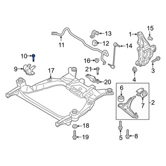 Lincoln OE - Quarter Panel Splash Shield Bolt