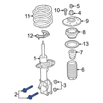 Lincoln OE - Suspension Strut Bolt