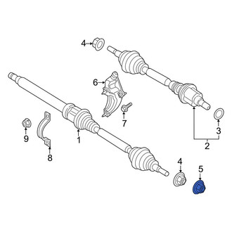 Lincoln OE - CV Joint Nut