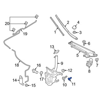 Lincoln OE - Washer Fluid Reservoir Clip