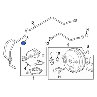 Lincoln OE - Brake Master Cylinder Reservoir Cap