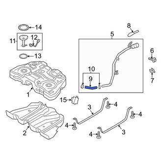 Lincoln OE - Fuel Tank Filler Neck