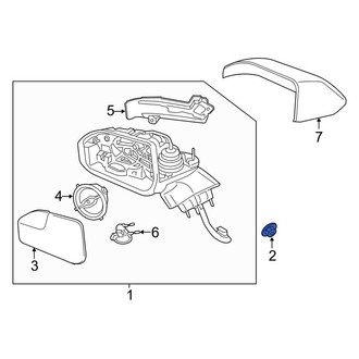 Lincoln OE - Door Mirror Nut