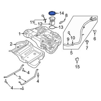 Lincoln OE - Fuel Tank Lock Ring
