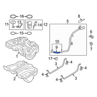 Lincoln OE - Fuel Tank Filler Neck