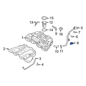 Lincoln OE - Fuel Filler Neck Clip