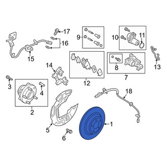 Lincoln OE - Rear Disc Brake Rotor