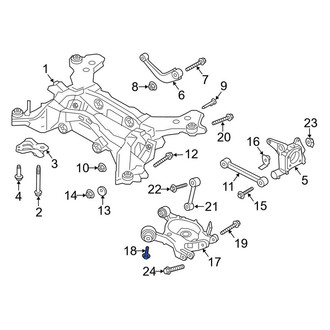 Lincoln OE - Lower Suspension Control Arm Bolt