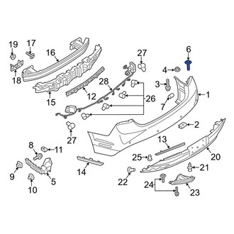 Lincoln OE - Door Interior Trim Panel Screw