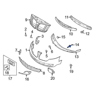 Lincoln OE - Bumper Cover Rivet