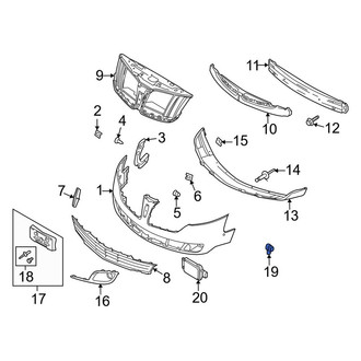 Lincoln OE - Front Inner Parking Aid Sensor