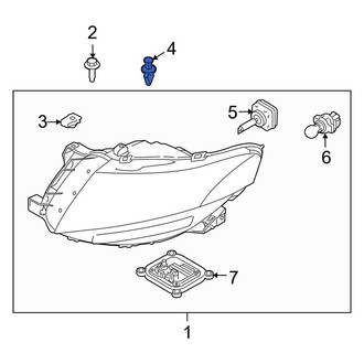 Lincoln OE - Headlight Rivet