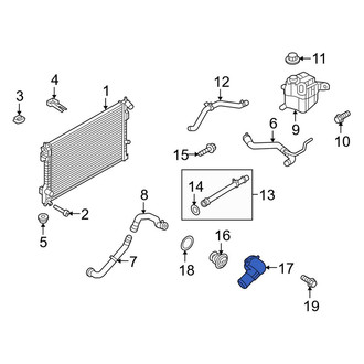 Lincoln OE - Engine Coolant Thermostat Housing