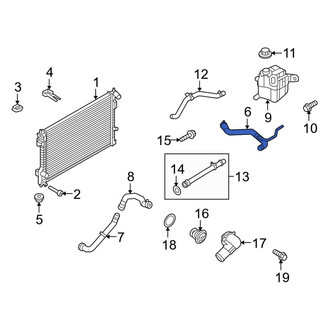 Lincoln OE - Upper Radiator Coolant Hose