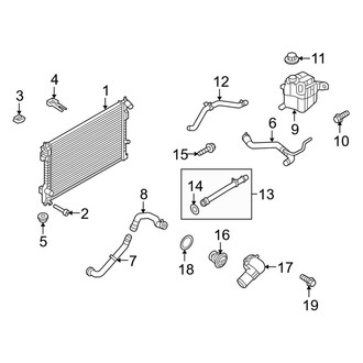 Lincoln OE - Cooling - Radiator & Components
