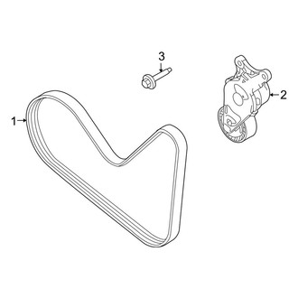 Lincoln OE - Cooling - Belts & Pulleys (3.5L)