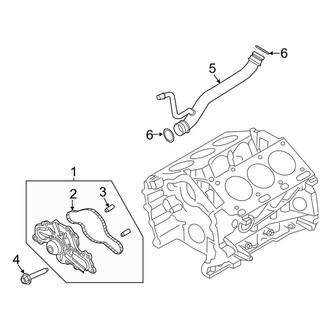 Lincoln OE - Cooling - Water Pump (3.5L)
