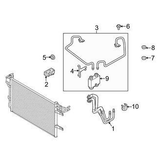 Lincoln OE - Cooling - Trans Oil Cooler (3.5L)