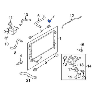 Lincoln OE - Radiator Coolant Hose Clip