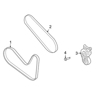Lincoln OE - Cooling - Belts & Pulleys (3.7L)