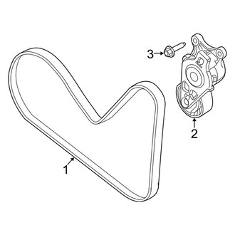 Lincoln OE - Cooling - Belts & Pulleys (3.7L)