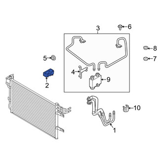 Lincoln OE - Transmission Oil Cooler Line Clamp