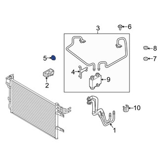 Lincoln OE - Automatic Transmission Oil Cooler Hose Nut