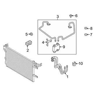 Lincoln OE - Cooling - Trans Oil Cooler (3.7L)