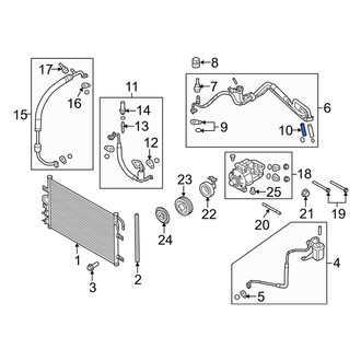 Lincoln OE - A/C Refrigerant Line Stud