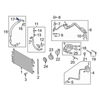Lincoln OE - A/C Service Valve Core