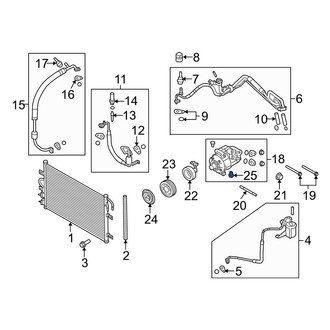 Lincoln OE - A/C Compressor Relief Valve