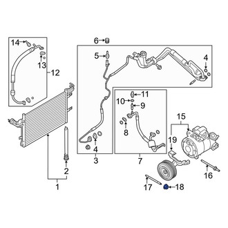 Lincoln OE - Battery Tray Nut