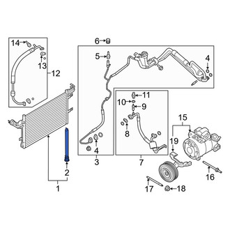Lincoln OE - A/C Receiver Drier