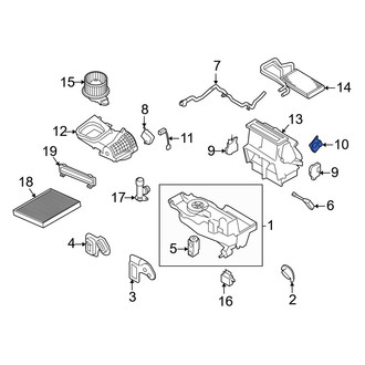 Lincoln OE - HVAC Defrost Mode Door Actuator