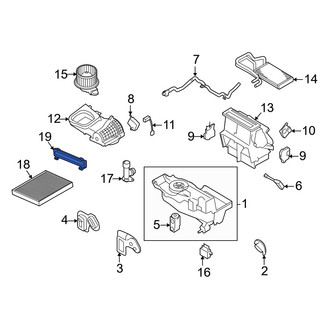 Lincoln OE - Cabin Air Filter Cover