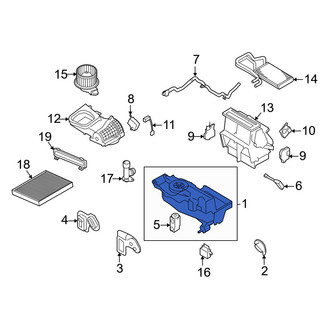 Lincoln OE - HVAC Unit Case Assembly