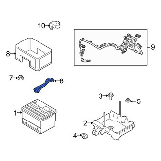 Lincoln OE - Battery Hold Down