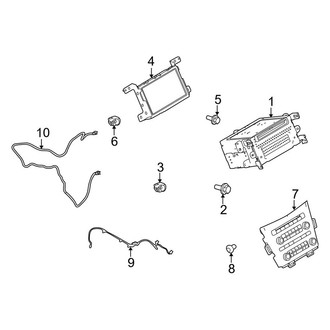 Lincoln OE - Instrument Panel - Navigation System Components